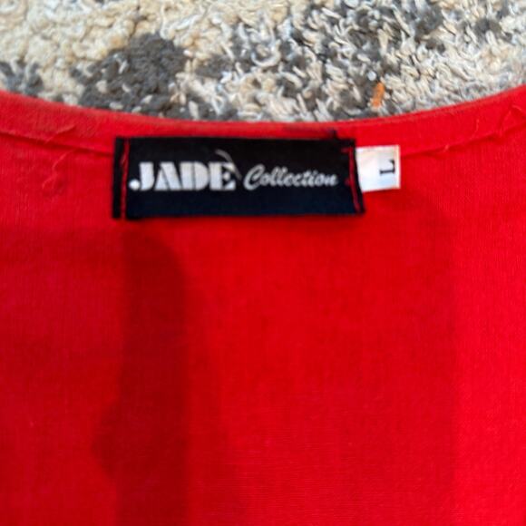 VTG JADE COLLECTION Tapestry Applique Coat Size L Indie Hipster Eclectic Casual - Picture 8 of 10